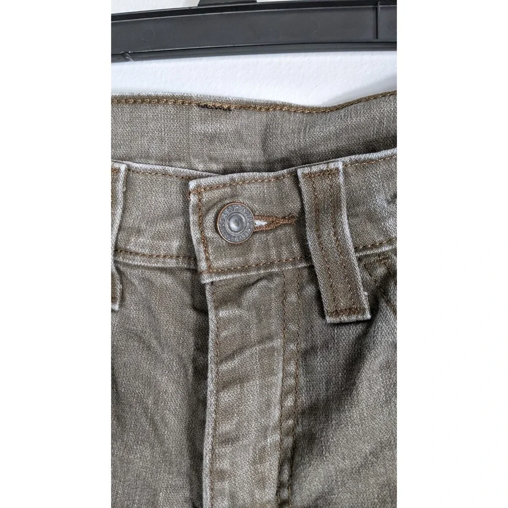 Levi's 511 Slim Stretch‎ Denim Pants – Green/Brown Casual Modern Fit 31×30